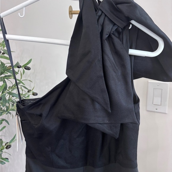 Ted Baker Elegant Black One-Shoulder Jumpsuit - Picture 11 of 11